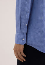 Load image into Gallery viewer, Seidensticker - Regular Fit Business Shirt, Mid-Blue Print
