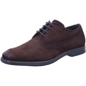Bugatti - Andy, Suede Shoes, Dark Brown