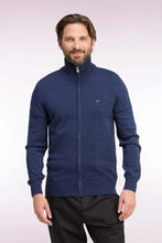Load image into Gallery viewer, Eden Park - Wool Blend Full Zip Cardigan, Blue
