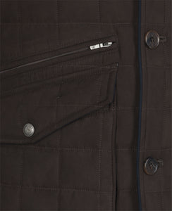 Magee - Glenveigh Quilted Jacket, Chocolate Brown
