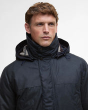 Load image into Gallery viewer, Barbour - Bleaberry Hooded Wax Jacket, Navy
