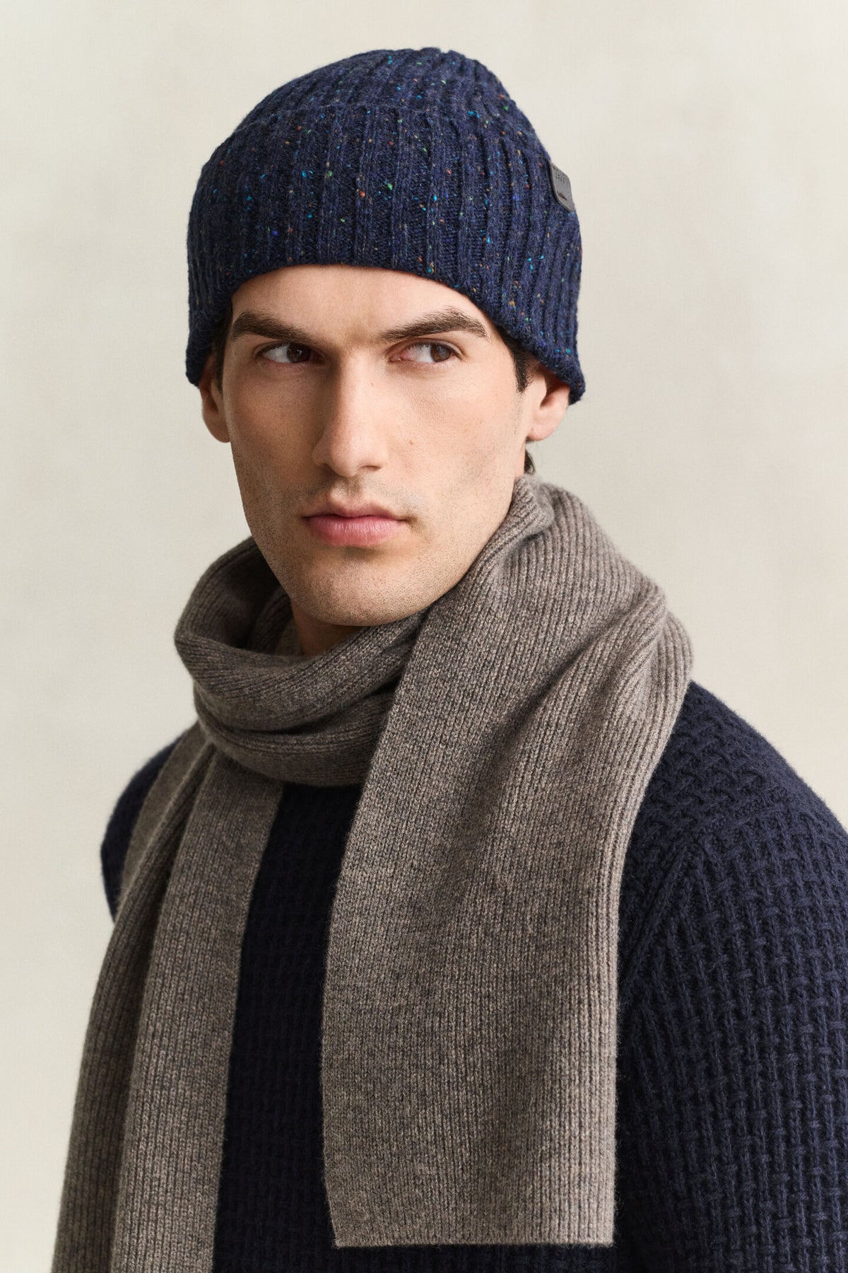 GANT - Donegal Beanie, Evening Blue