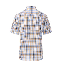Load image into Gallery viewer, Fynch Hatton - Short Sleeve Checkered Shirt, Navy
