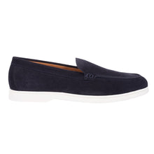 Load image into Gallery viewer, Barker - Suede Loafer Navy, Bilbao
