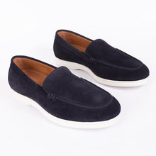 Load image into Gallery viewer, Barker - Suede Loafer Navy, Bilbao
