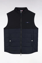 Load image into Gallery viewer, Eden Park - Two-Material Sleeveless Gilet, Navy
