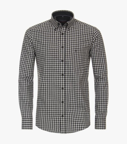 Casa Moda - Flannel shirt , Grey Check