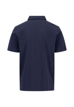 Load image into Gallery viewer, Fynch Hatton - Classic Collar Interlock Cotton Polo, Navy
