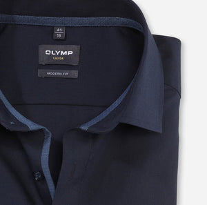 OLYMP -  Luxor Modern Fit Navy Shirt