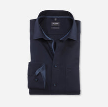 Load image into Gallery viewer, OLYMP -  Luxor Modern Fit Navy Shirt
