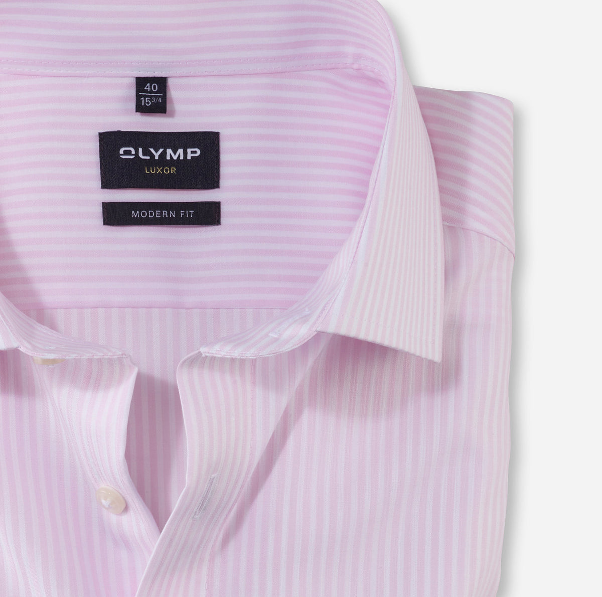Olymp -  Modern Fit, Light Rose Stripe