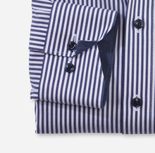 Load image into Gallery viewer, OLYMP -  Luxor Modern Fit, Blue and White Stripes
