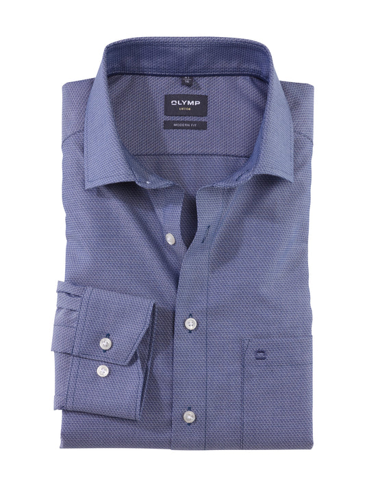 OLYMP -  Luxor Modern Fit, Business Shirt, Navy