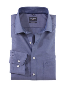 OLYMP -  Luxor Modern Fit, Business Shirt, Navy