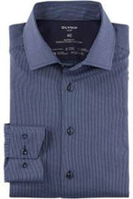 Load image into Gallery viewer, OLYMP - Modern Fit, Blue Patterened Shirt
