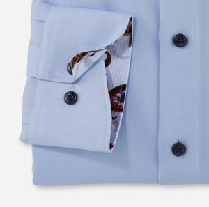 OLYMP -  Luxor Modern Fit Button-down, Light Blue Shirt