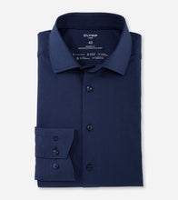 Load image into Gallery viewer, OLYMP - 3XL Luxor 24/Seven, Modern fit, Global Kent, Marine Shirt
