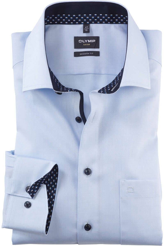 OLYMP - Modern Fit Blue Shirt (size 39 only)