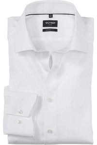 OLYMP - Modern Fit, White Striped Shirt
