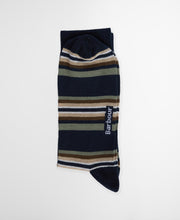 Load image into Gallery viewer, Barbour - Summer Stripe Socks, 2 Pack, Navy &amp; Blue
