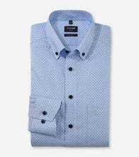 Load image into Gallery viewer, OLYMP -  Modern Fit, Luxor
Business shirt, Button-down, Bleu
