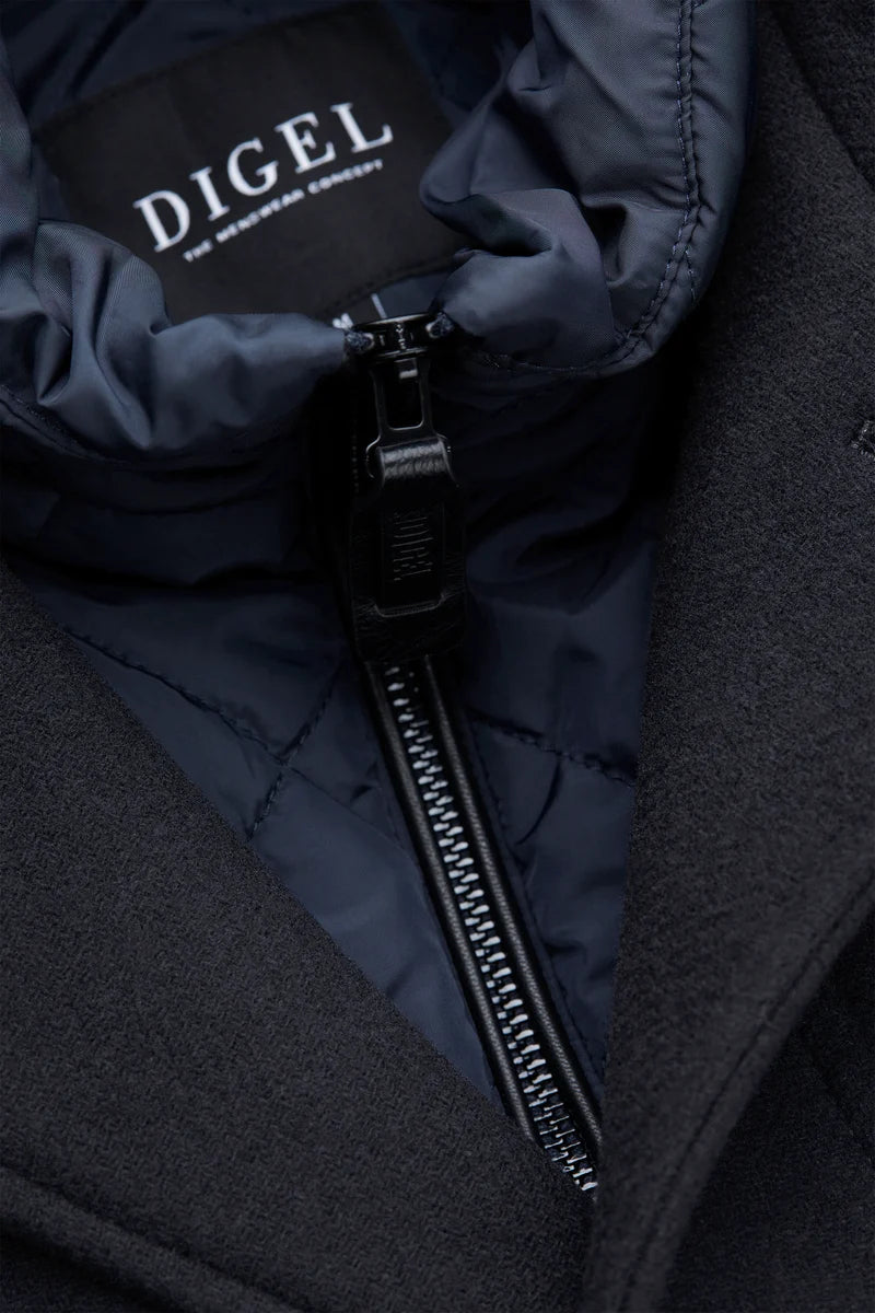 Digel - Durham Wool Coat, Navy