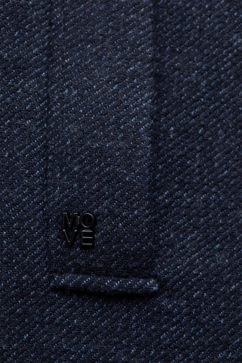 Digel - Ashby Button-Up Winter Jacket, Navy