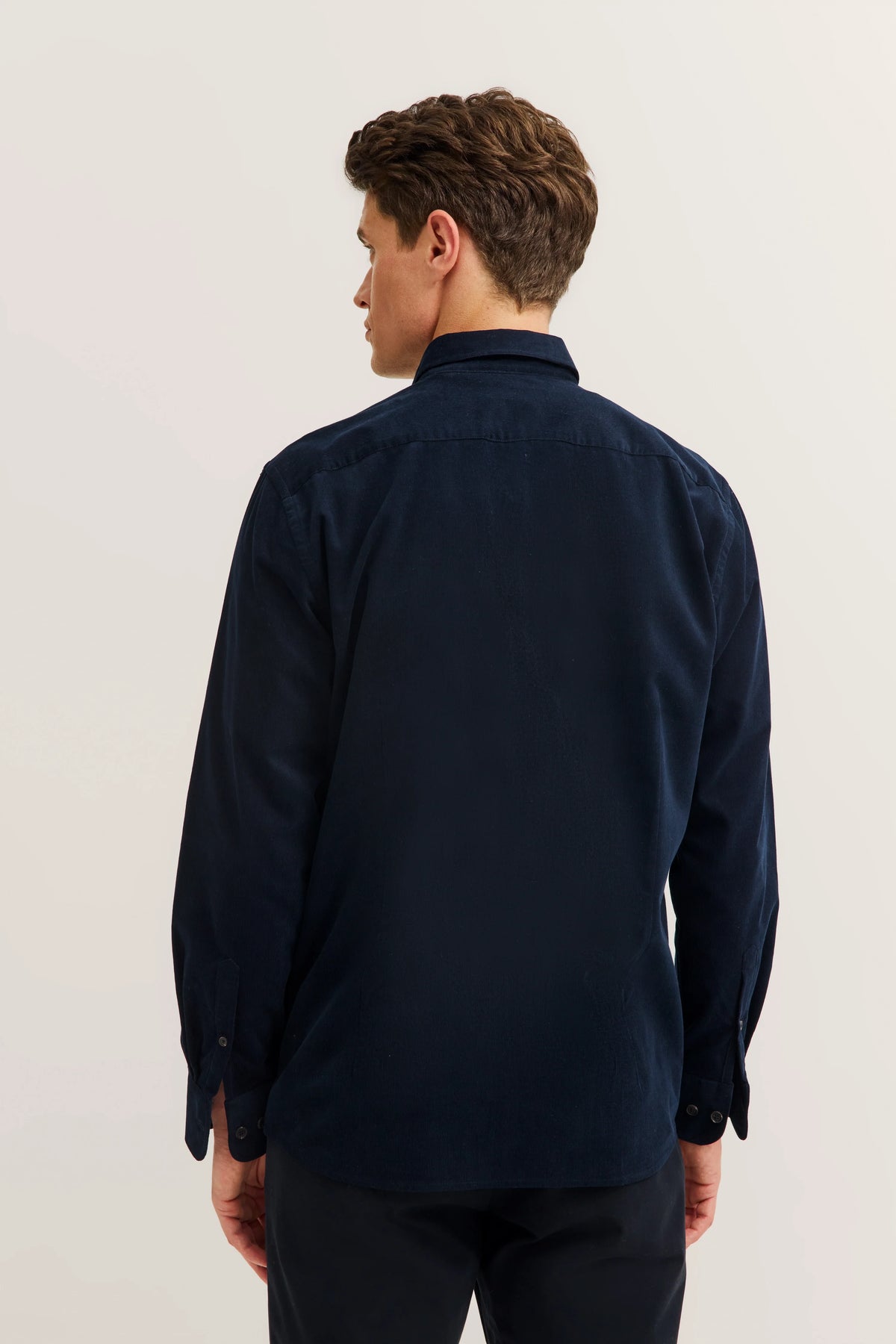 Bugatti - Corduroy Button Down Shirt, Navy