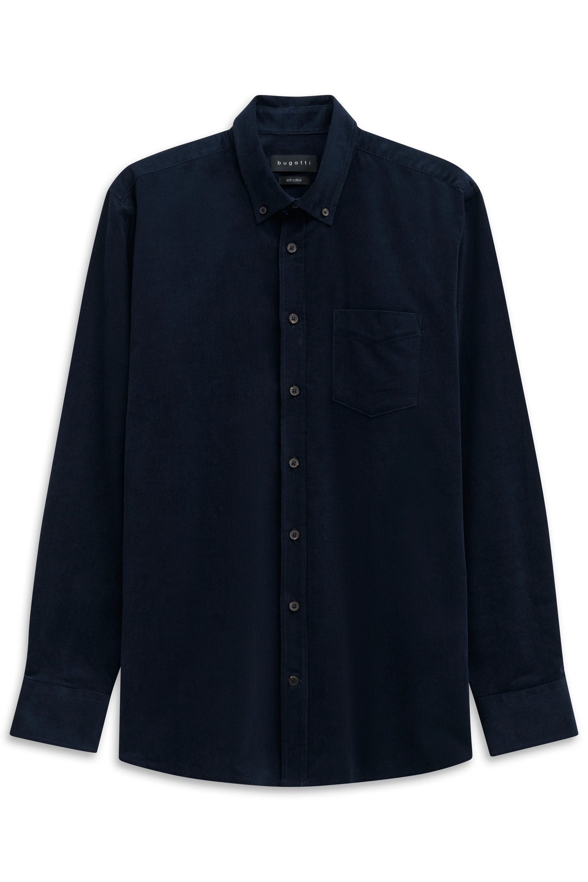 Bugatti - Corduroy Button Down Shirt, Navy