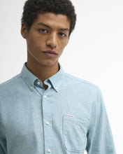 Load image into Gallery viewer, Barbour - Nelson Linen Blend Long-Sleeved Tailored Shirt, Light Teal
