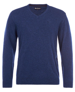 Barbour - Essential V-Neck Sweatshirt, Deep,Blue