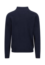 Load image into Gallery viewer, Fynch Hatton - Fine Knit Polo Sweater, Navy
