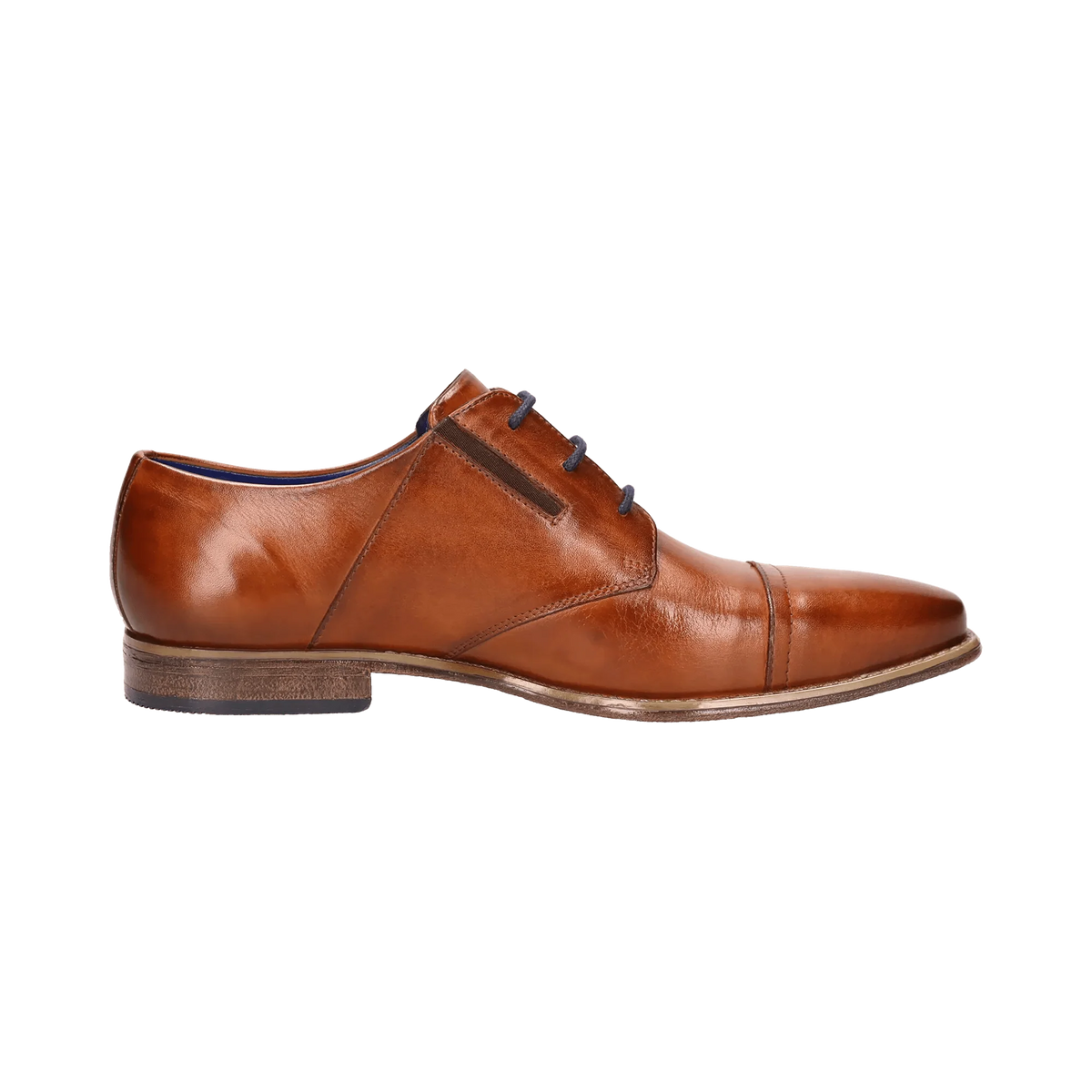 Bugatti - Leather Business Lace-Up Shoe, Cognac, Steph