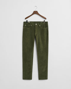 GANT - Reg Cord Jeans, Country Green