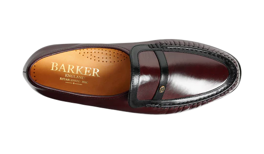 Barker - Jefferson, Burgandy/Black Kid
