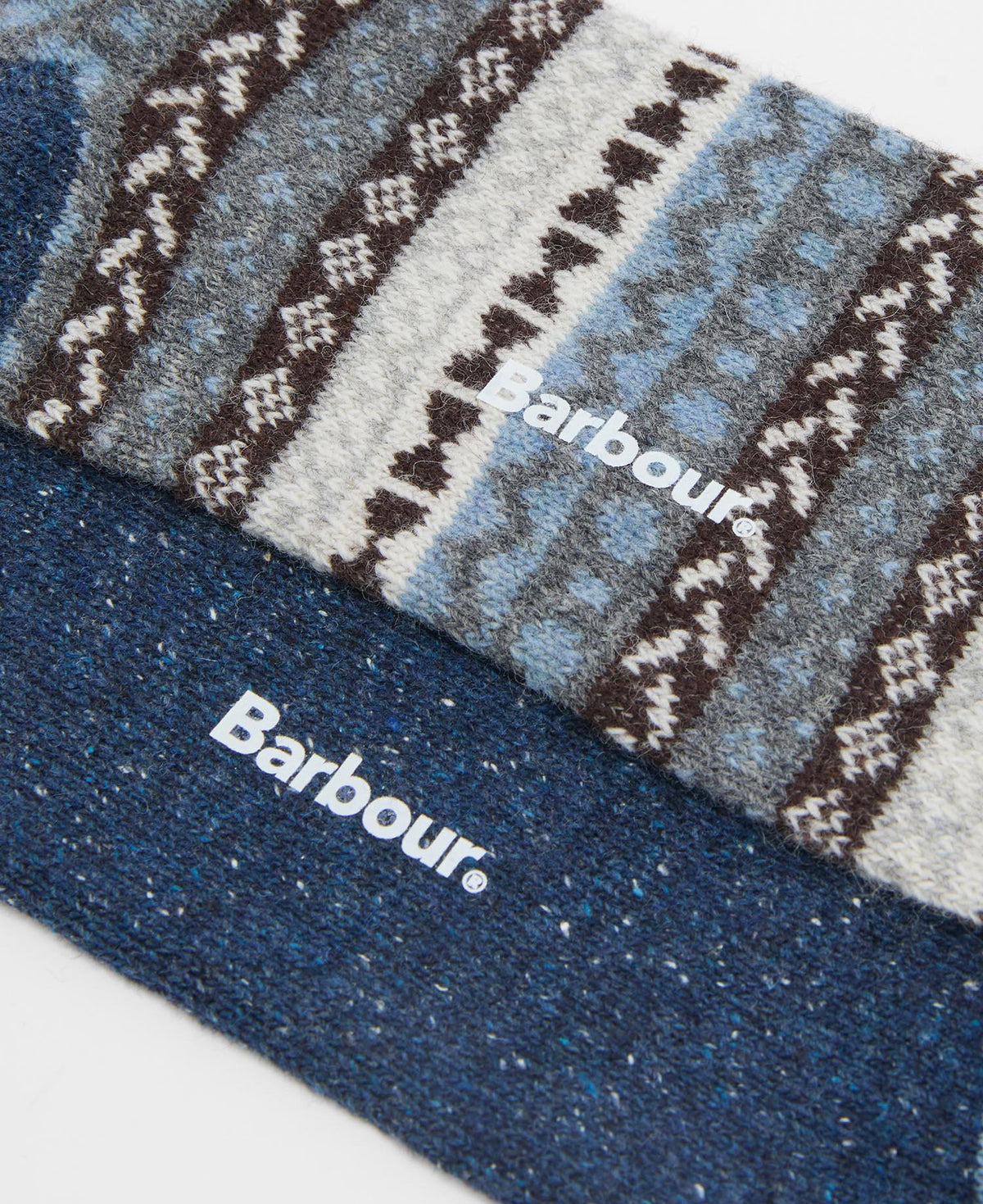 Barbour - Fairisle Sock 2 Pack, Midnight Oak Mix