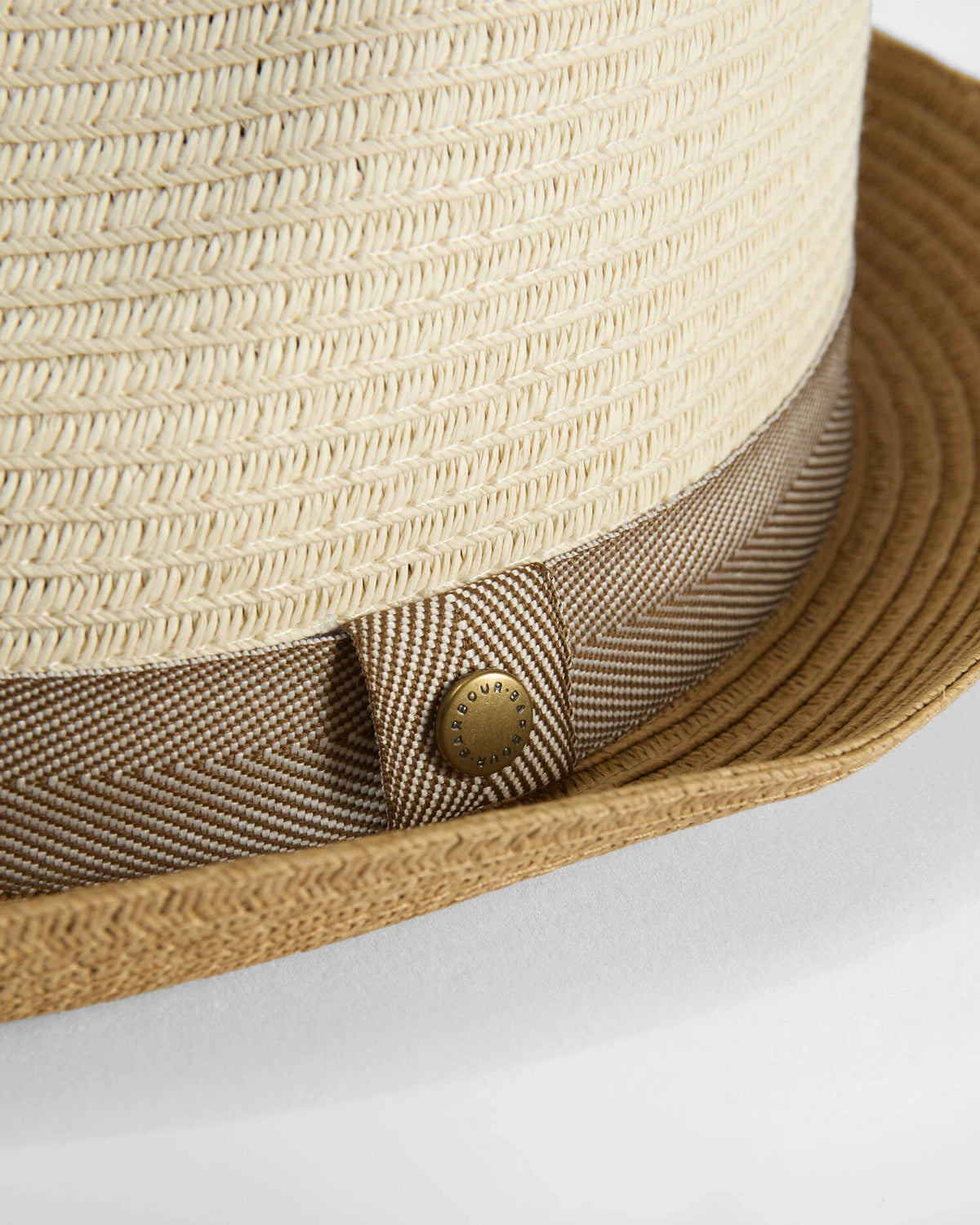 Barbour - Ashill Trilby Summer Hat, Ecru/Tan