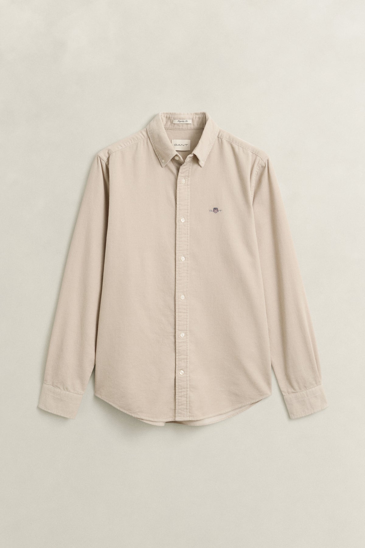 GANT - Regular Fit Corduroy Shirt, Clay Beige