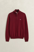 Load image into Gallery viewer, GANT - Superfine Lambswool Half-Zip, Plumped Red
