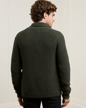Load image into Gallery viewer, Magee - Inver Rib Cardigan, Forest Green
