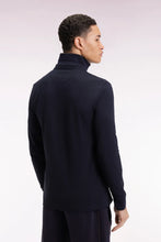 Load image into Gallery viewer, Eden Park - Long-sleeve Cotton Polo Shirt, Navy
