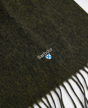 Load image into Gallery viewer, Barbour - Plain Lambswool Scarf, Seaweed
