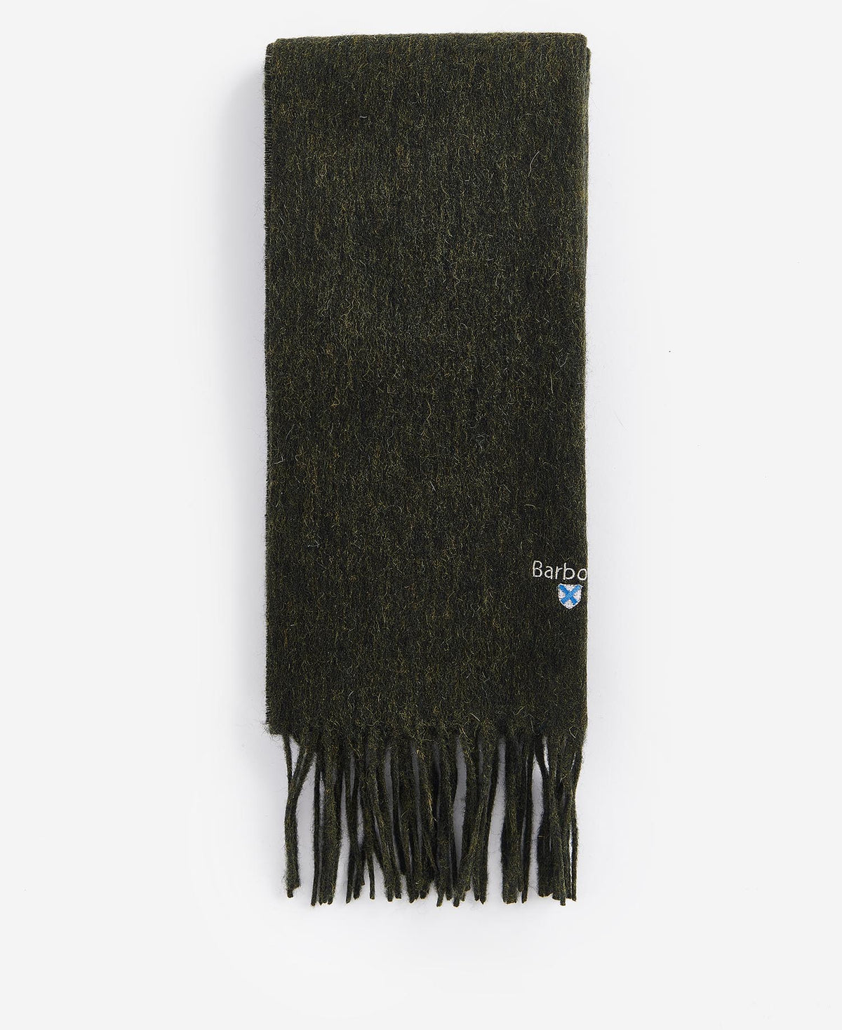 Barbour - Plain Lambswool Scarf, Seaweed