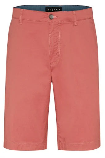 Bugatti - Casual Chino Shorts, Salmon