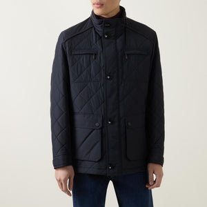 Bugatti - Quilted Field Coat, Navy