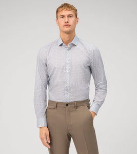 OLYMP - Level Five, Business Shirt, Body Fit, Modern Kent, Bleu