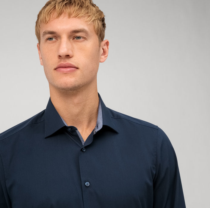 OLYMP - Level Five, Business Shirt, Body Fit, New York Kent, Cobalt
