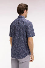 Load image into Gallery viewer, Eden Park - Short-Sleeve Cotton Poplin Shirt, Navy Floral
