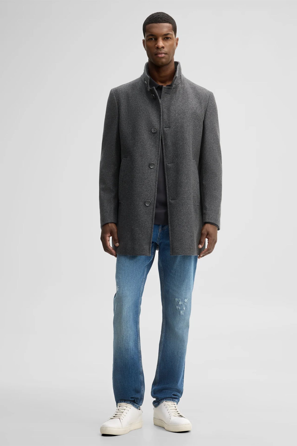 Strellson - Finchley Wool Coat, Anthracite