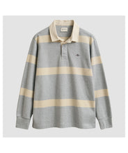 Load image into Gallery viewer, GANT - Striped Rugger, Grey Melange
